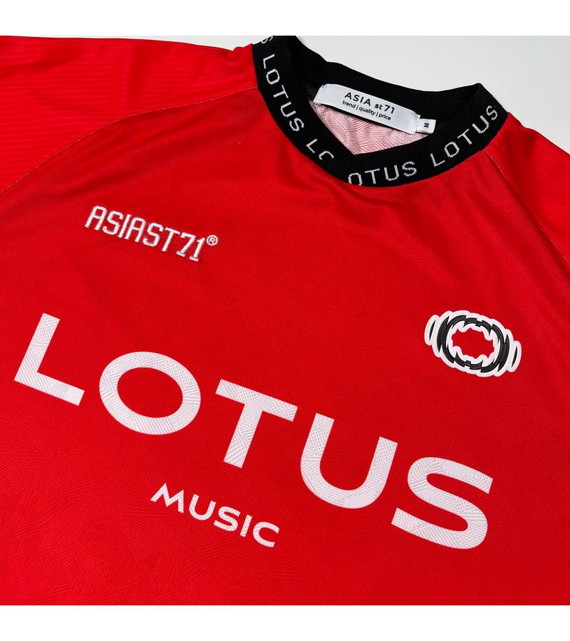 Лонгслив FC LOTUS MUSIC красный
