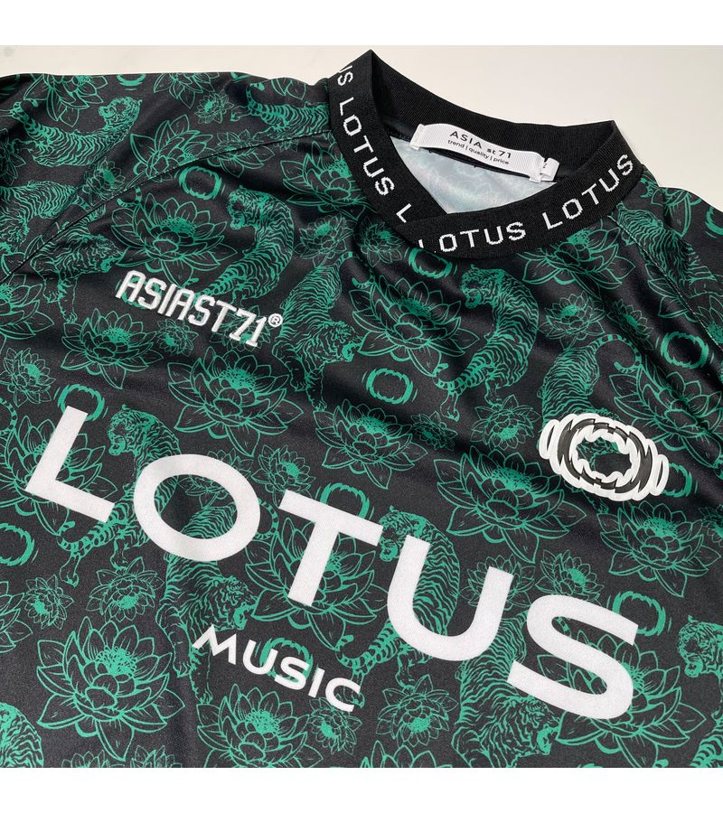Лонгслив FC LOTUS MUSIC зеленый